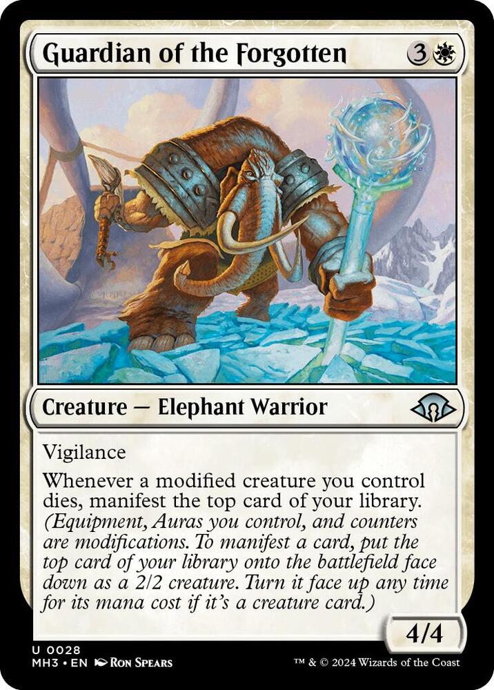 Guardian of the Forgotten 28 card from Modern Horizons 3