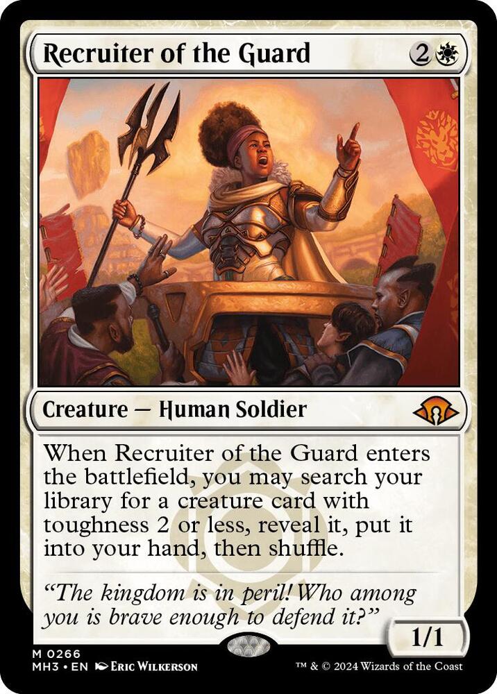 Recruiter of the Guard 266 card from Modern Horizons 3