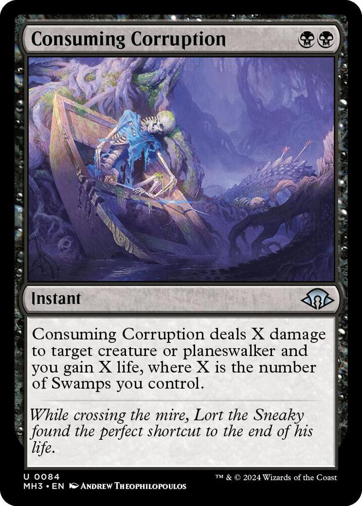 Consuming Corruption 84 card from Modern Horizons 3