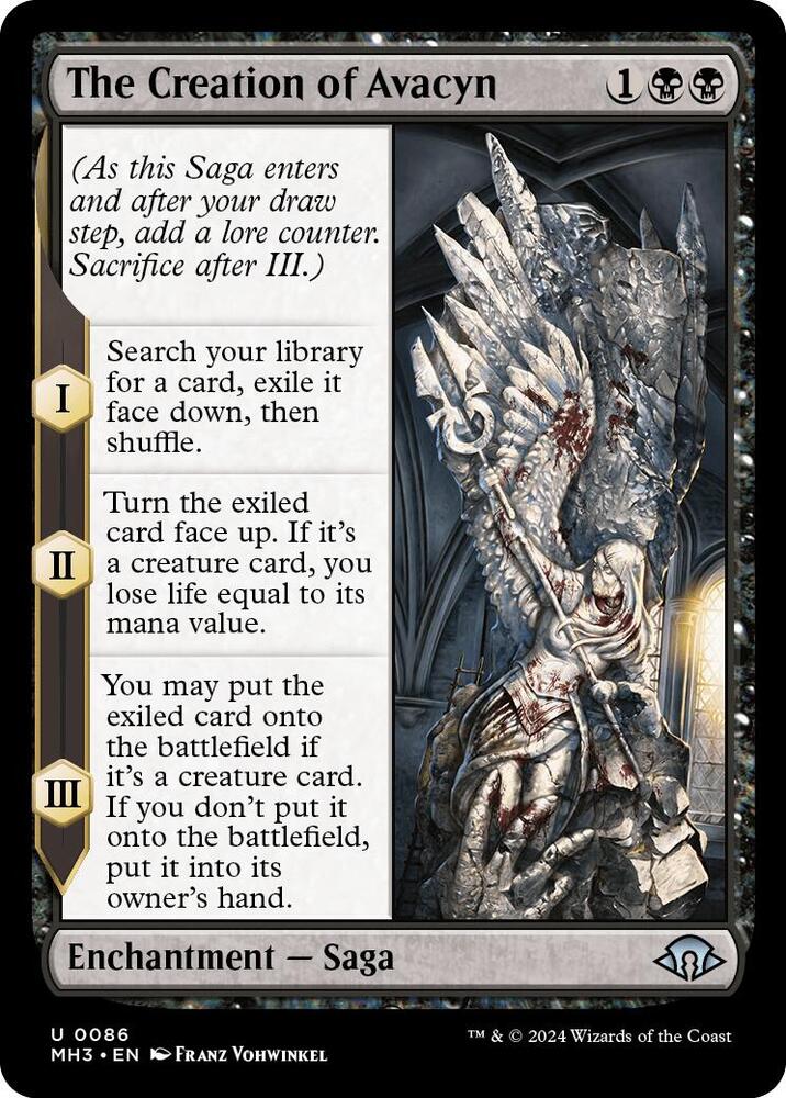 The Creation of Avacyn 86 card from Modern Horizons 3