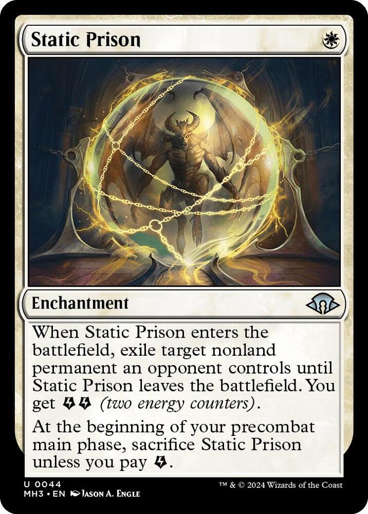 Static Prison 44 card from Modern Horizons 3