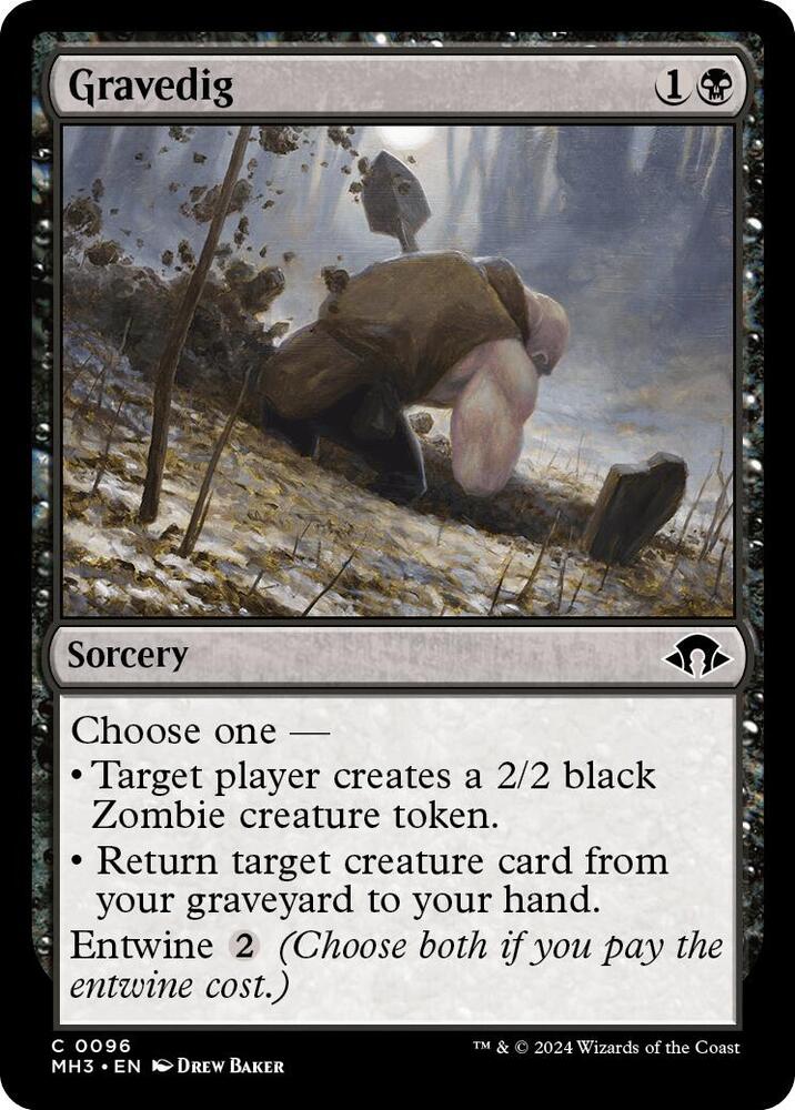 Gravedig 96 card from Modern Horizons 3