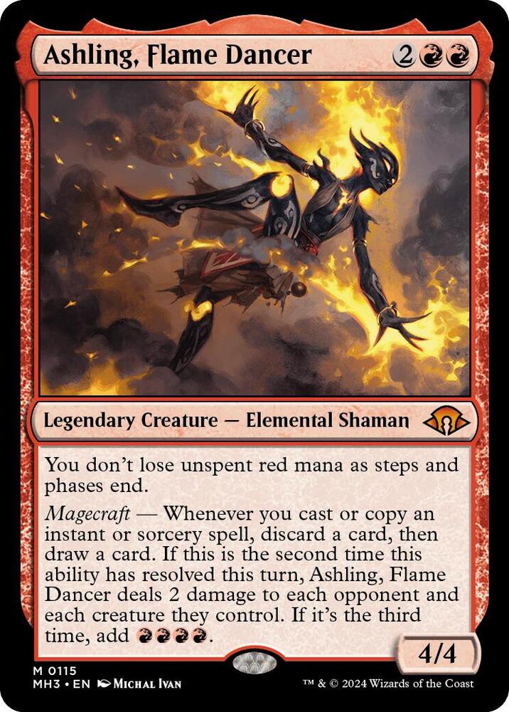 Ashling, Flame Dancer 115 card from Modern Horizons 3