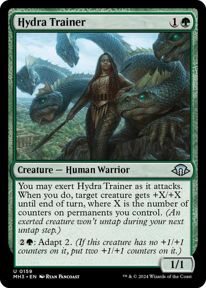 Hydra Trainer 159 card from Modern Horizons 3