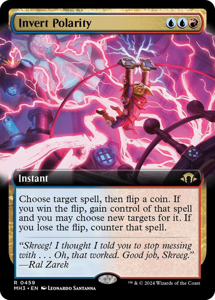Invert Polarity (Extended Art) 459 card from Modern Horizons 3