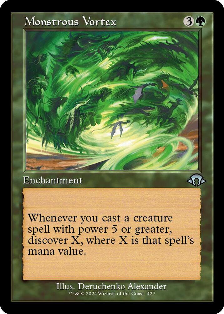 Monstrous Vortex (Retro Frame) 427 card from Modern Horizons 3