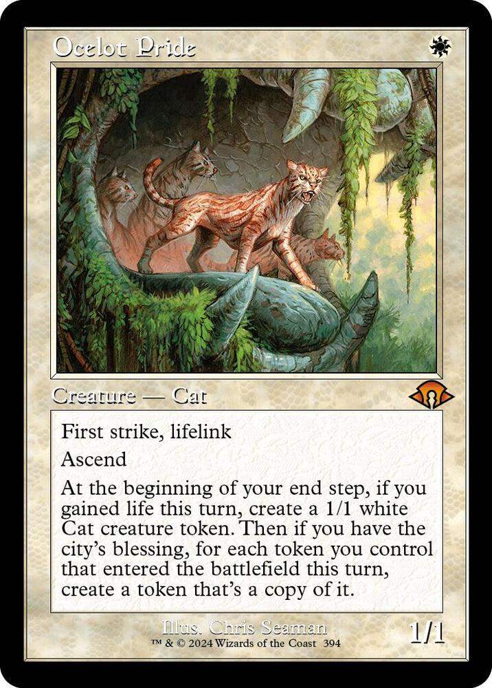 Ocelot Pride (Retro Frame) 394 card from Modern Horizons 3