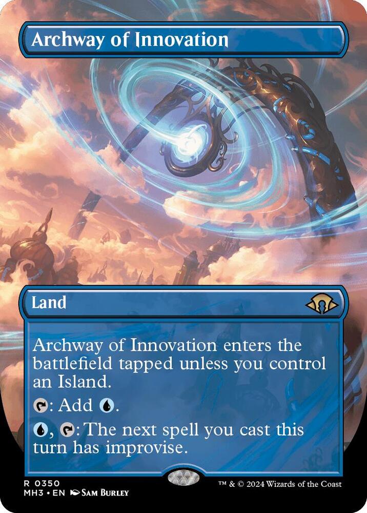 Archway of Innovation (Borderless) 350 card from Modern Horizons 3