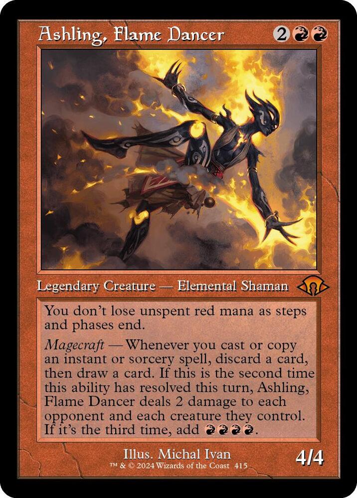 Ashling, Flame Dancer (Retro Frame) 415 card from Modern Horizons 3