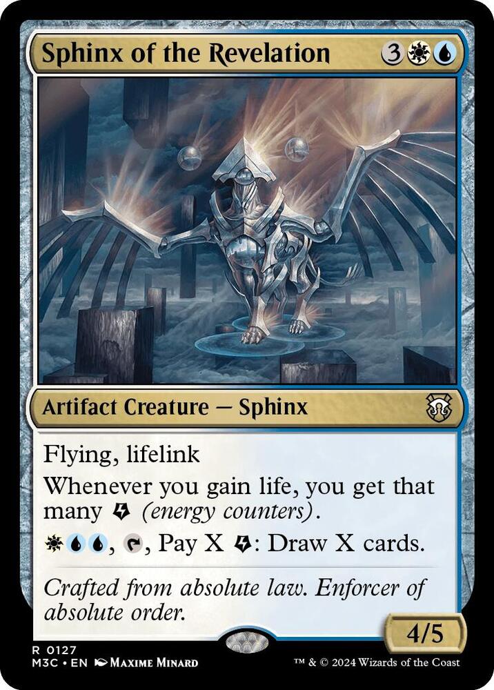 Sphinx of the Revelation 127 card from Commander: Modern Horizons 3