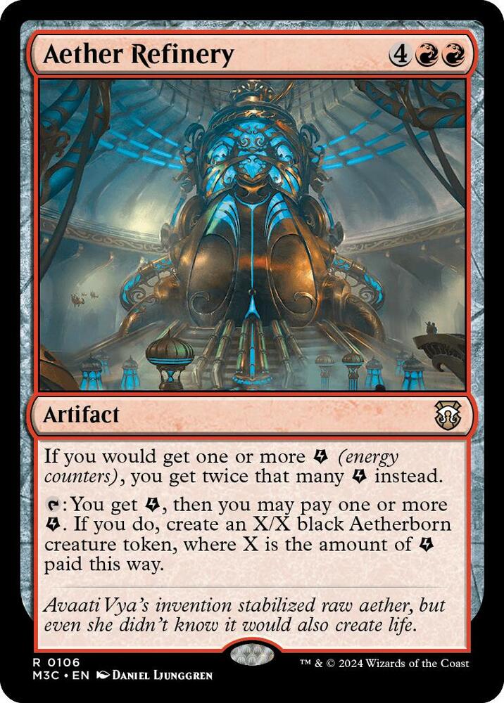 Aether Refinery 106 card from Commander: Modern Horizons 3