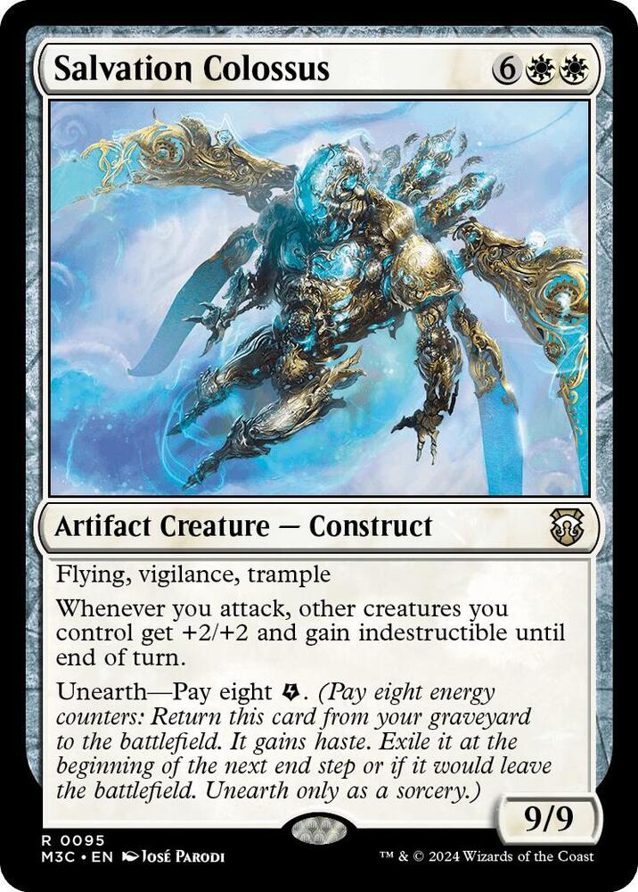 Salvation Colossus 95 card from Commander: Modern Horizons 3