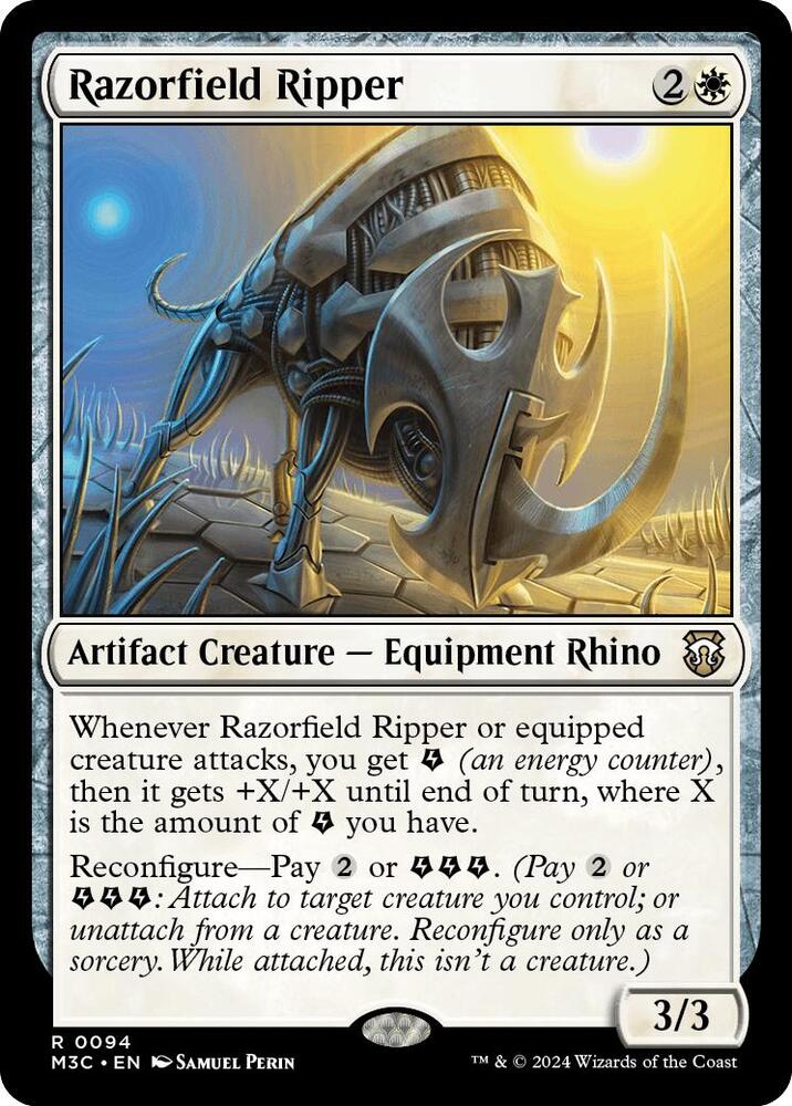 Razorfield Ripper 94 card from Commander: Modern Horizons 3