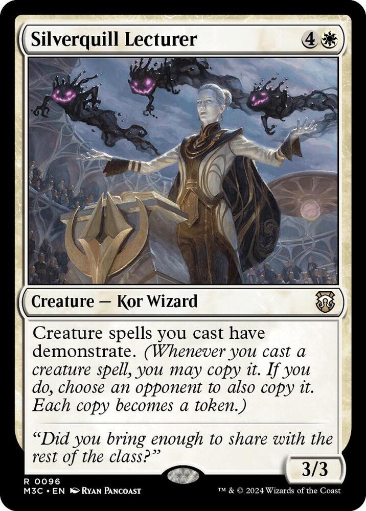 Silverquill Lecturer 96 card from Commander: Modern Horizons 3