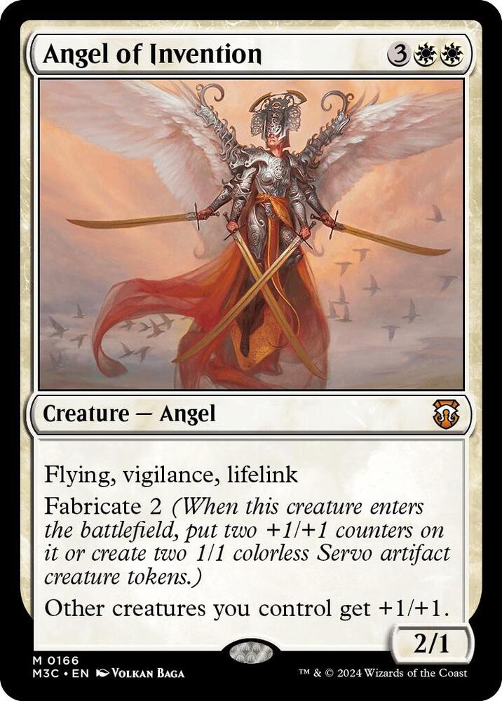 Angel of Invention 166 card from Commander: Modern Horizons 3