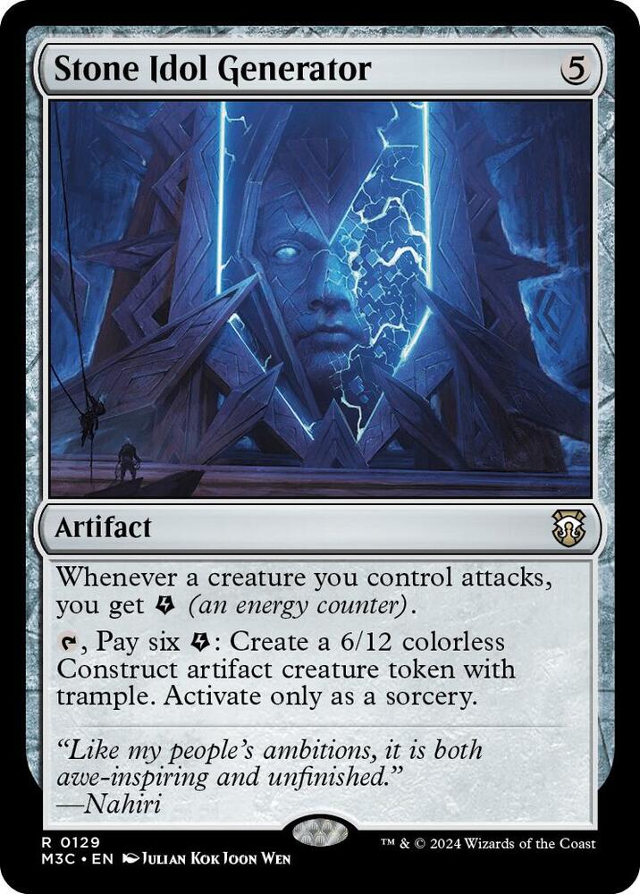 Stone Idol Generator 129 card from Commander: Modern Horizons 3