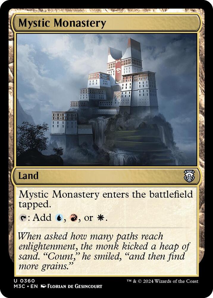 Mystic Monastery 360 card from Commander: Modern Horizons 3