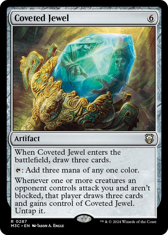 Coveted Jewel 287 card from Commander: Modern Horizons 3