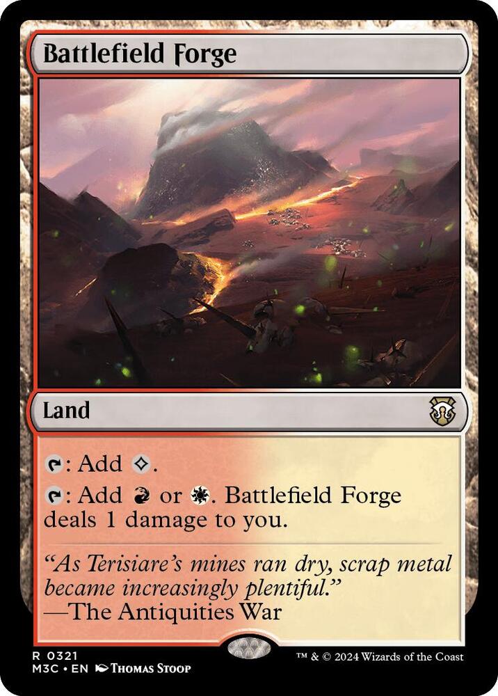 Battlefield Forge 321 card from Commander: Modern Horizons 3