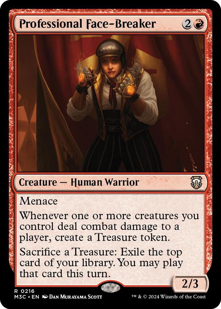 Professional Face-Breaker 216 card from Commander: Modern Horizons 3