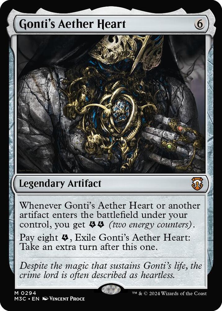 Gonti's Aether Heart 294 card from Commander: Modern Horizons 3