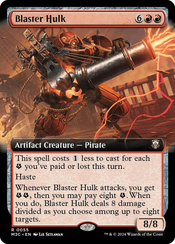 Blaster Hulk (Extended Art) 55 card from Commander: Modern Horizons 3