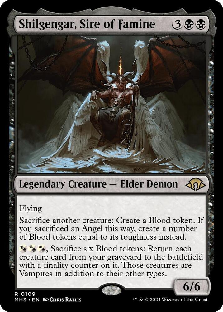 Shilgengar, Sire of Famine 109 card from Modern Horizons 3