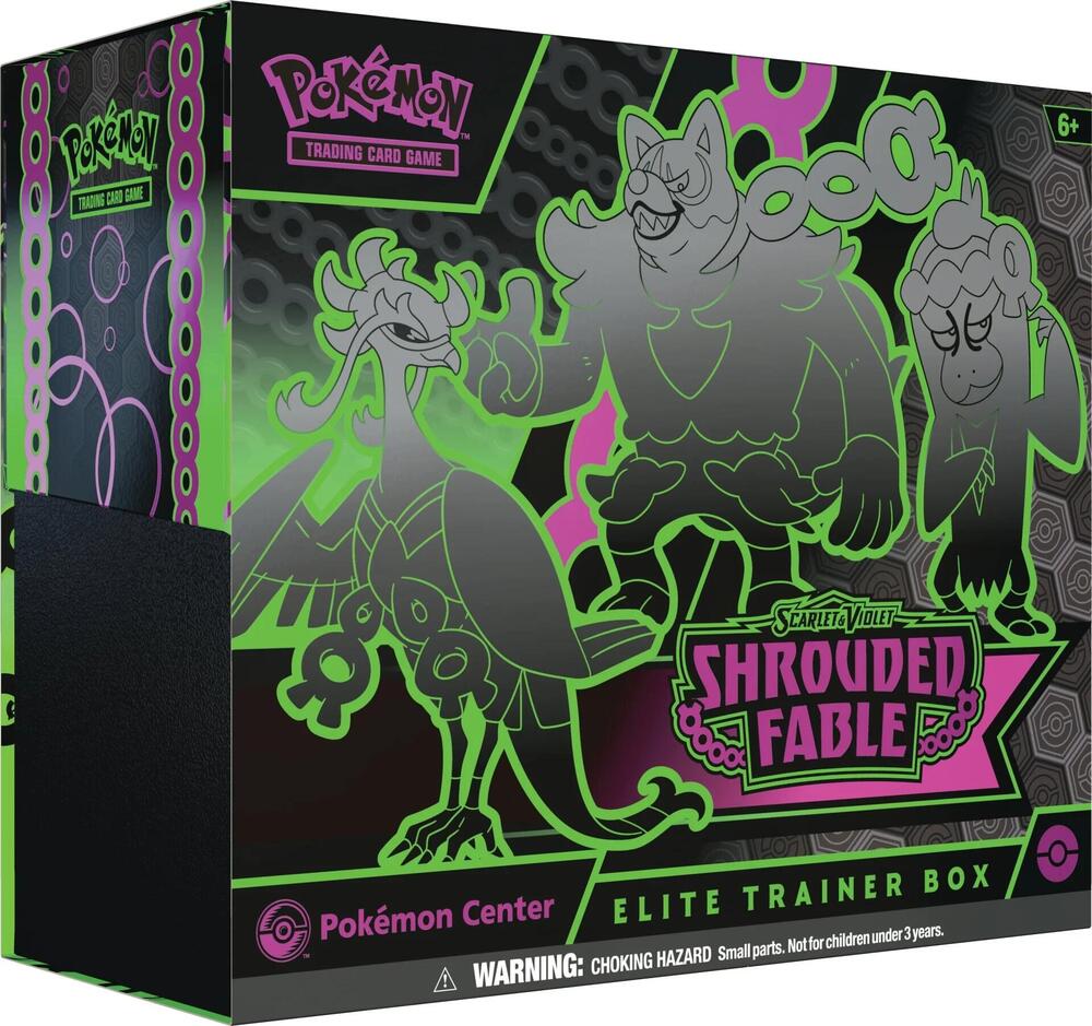 Shrouded Fable Pokemon Center Elite Trainer Box (Exclusive) card from SV: Shrouded Fable