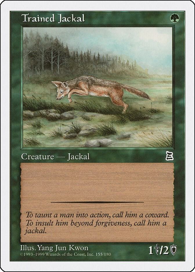 Trained Jackal 155 card from Portal Three Kingdoms