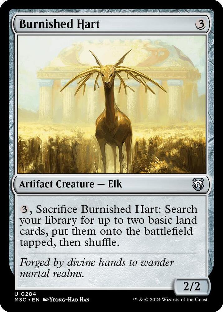 Burnished Hart (Ripple Foil) 284 card from Commander: Modern Horizons 3