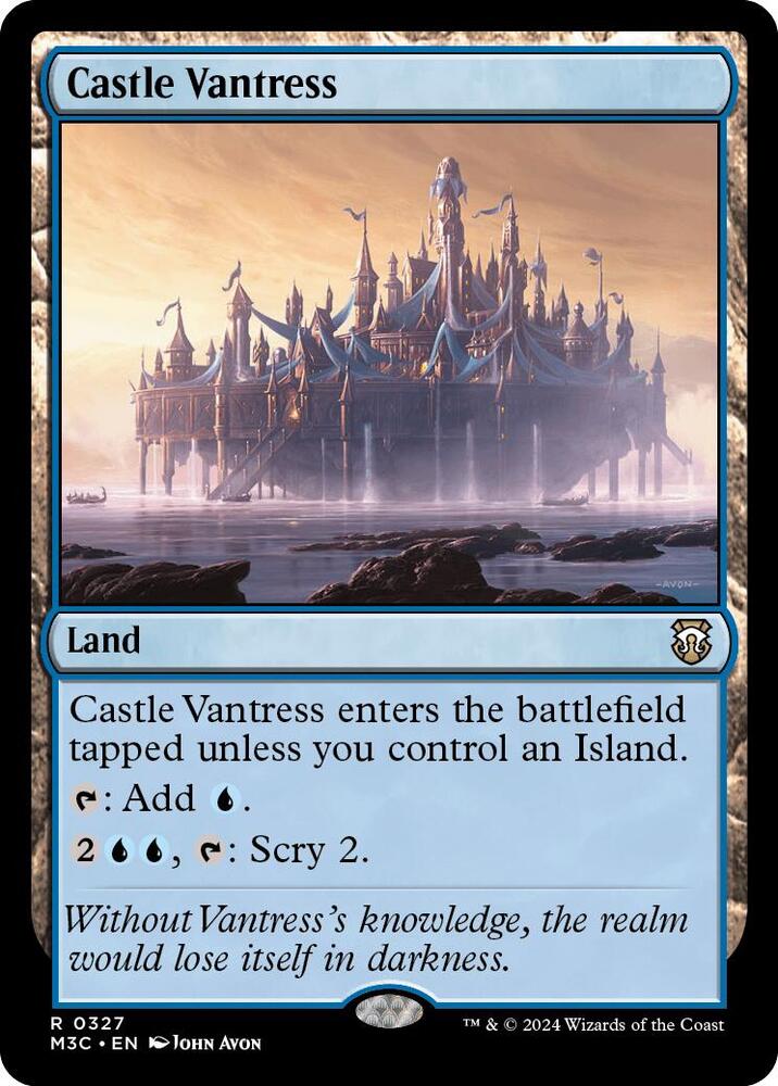 Castle Vantress (Ripple Foil) 327 card from Commander: Modern Horizons 3