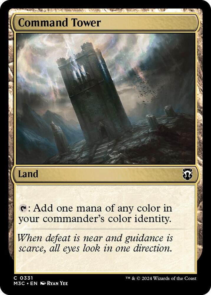 Command Tower (Ripple Foil) 331 card from Commander: Modern Horizons 3