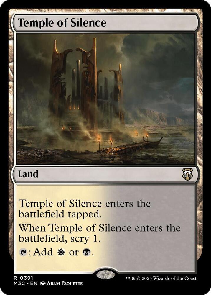 Temple of Silence 391 card from Commander: Modern Horizons 3