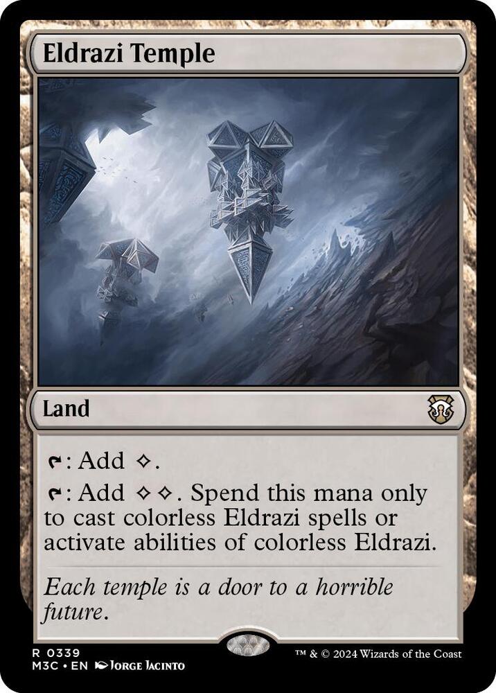 Eldrazi Temple 339 card from Commander: Modern Horizons 3