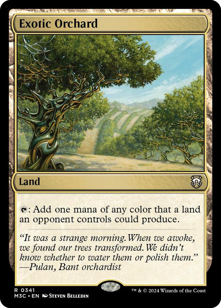 Exotic Orchard 341 card from Commander: Modern Horizons 3