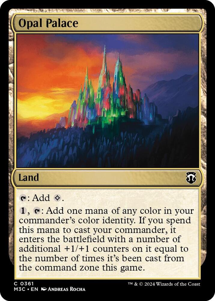 Opal Palace 361 card from Commander: Modern Horizons 3