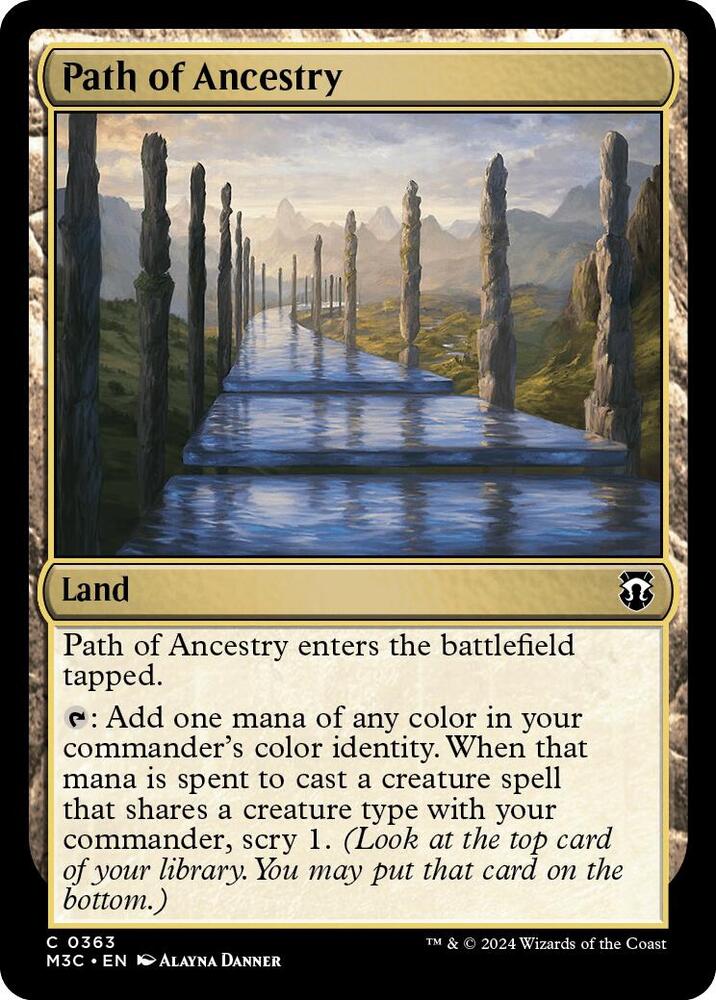 Path of Ancestry 363 card from Commander: Modern Horizons 3