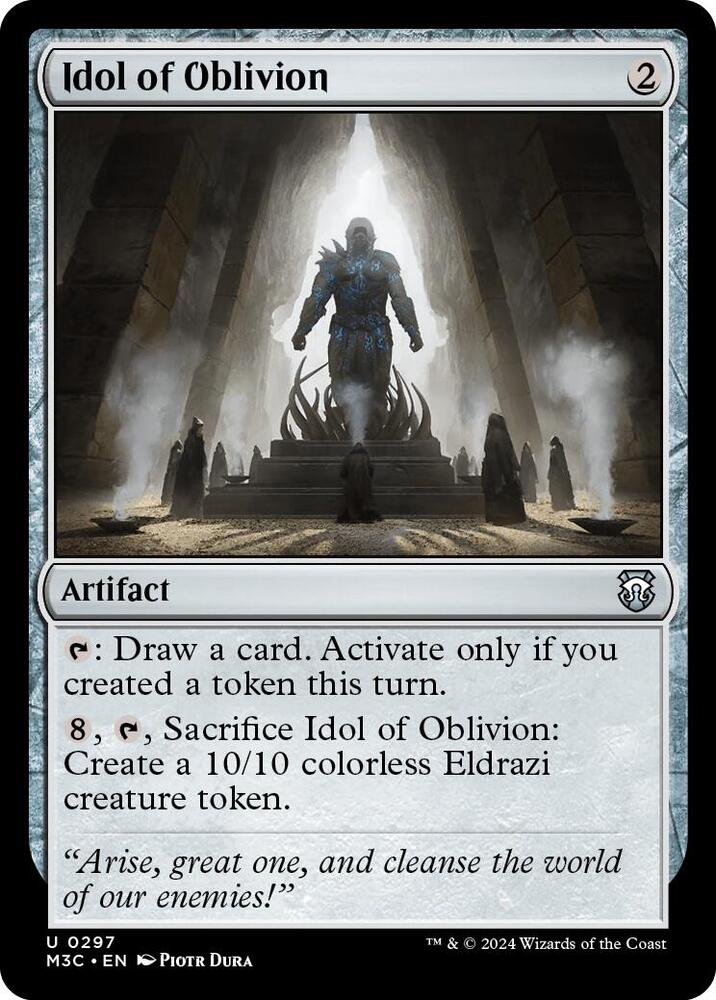 Idol of Oblivion 297 card from Commander: Modern Horizons 3