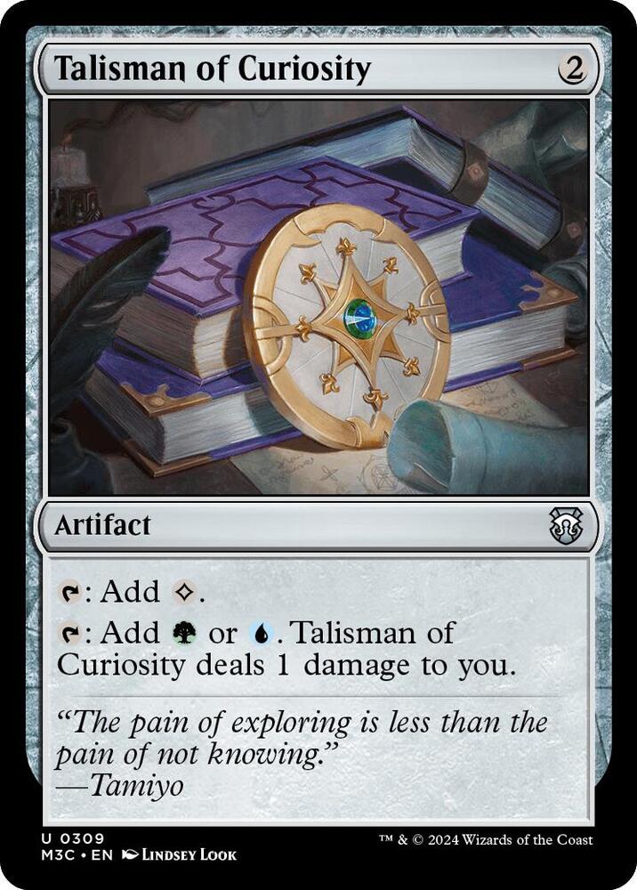 Talisman of Curiosity 309 card from Commander: Modern Horizons 3