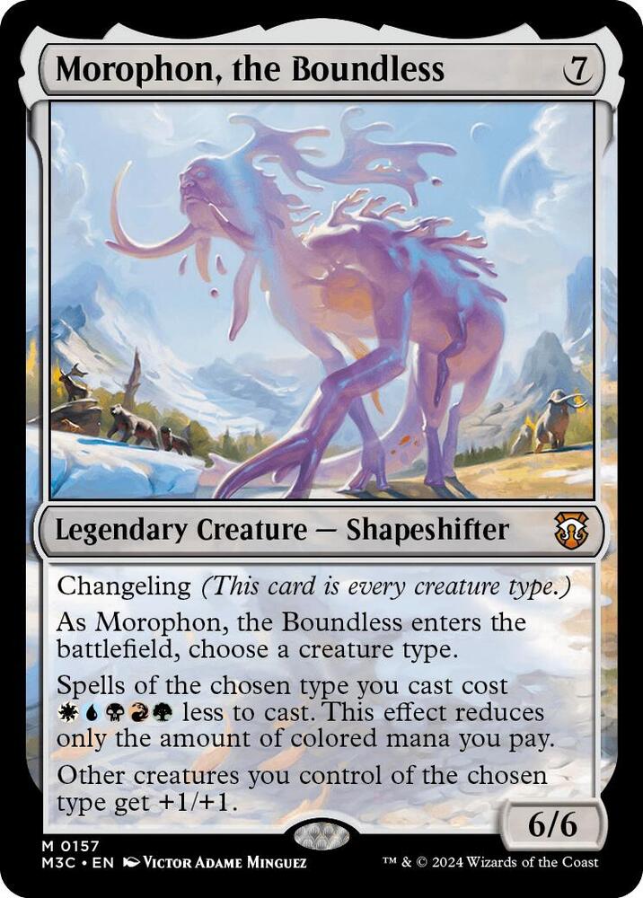 Morophon, the Boundless 157 card from Commander: Modern Horizons 3