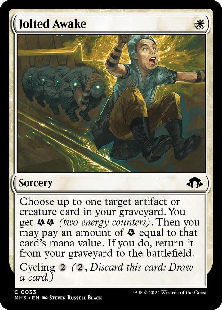 Jolted Awake 33 card from Modern Horizons 3