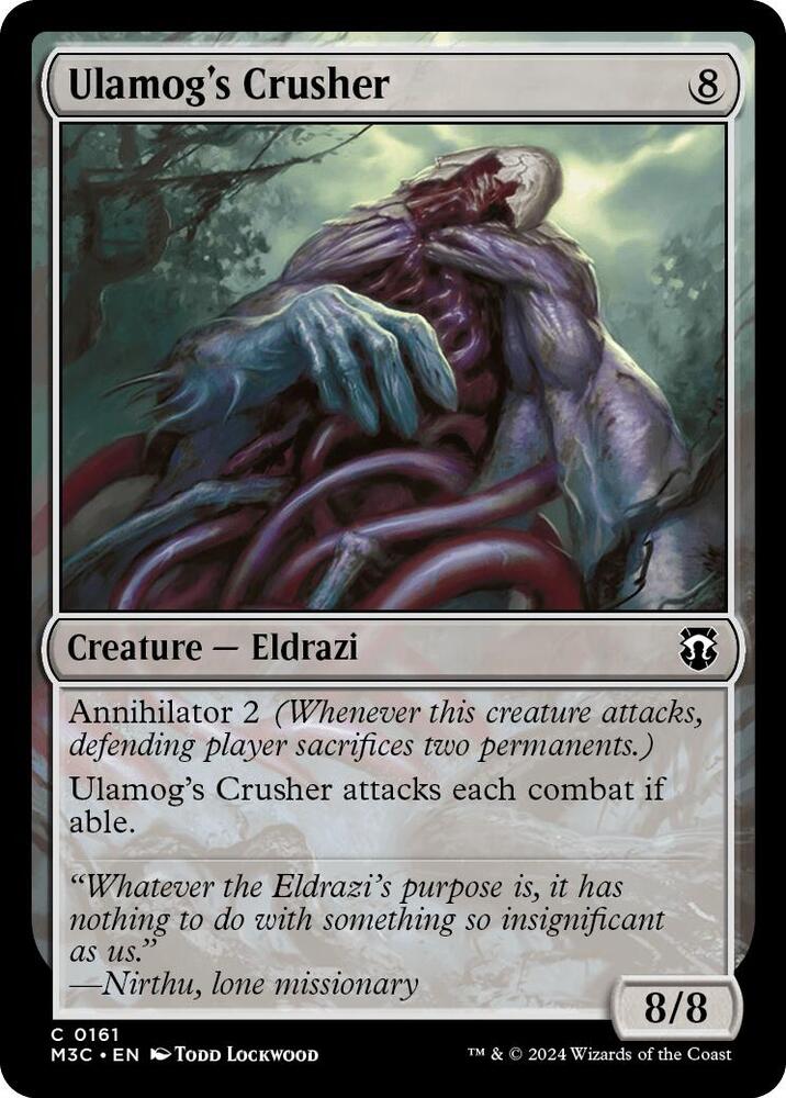 Ulamog's Crusher 161 card from Commander: Modern Horizons 3