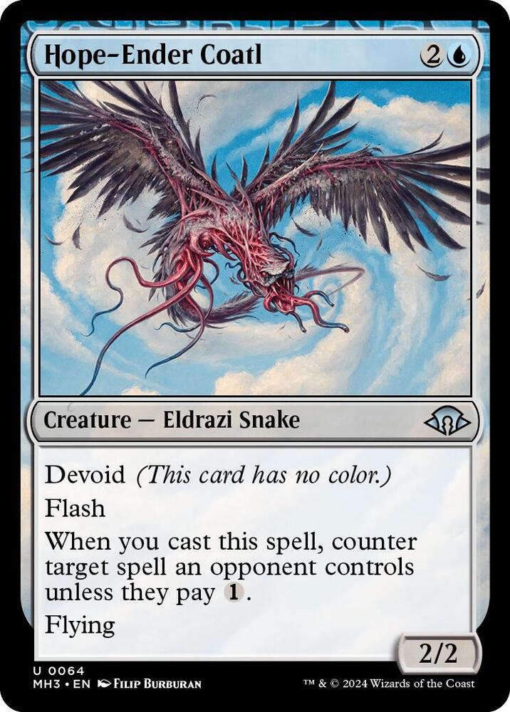Hope-Ender Coatl 64 card from Modern Horizons 3