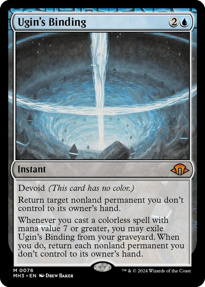 Ugin's Binding 76 card from Modern Horizons 3