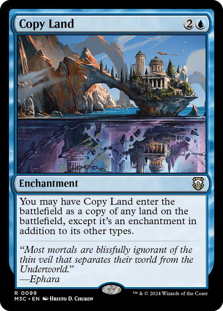Copy Land 99 card from Commander: Modern Horizons 3