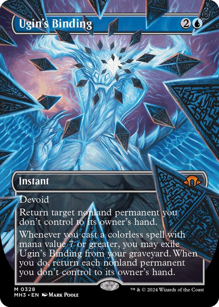 Ugin's Binding (Borderless) 328 card from Modern Horizons 3
