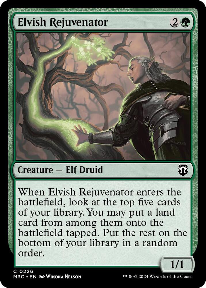 Elvish Rejuvenator 226 card from Commander: Modern Horizons 3