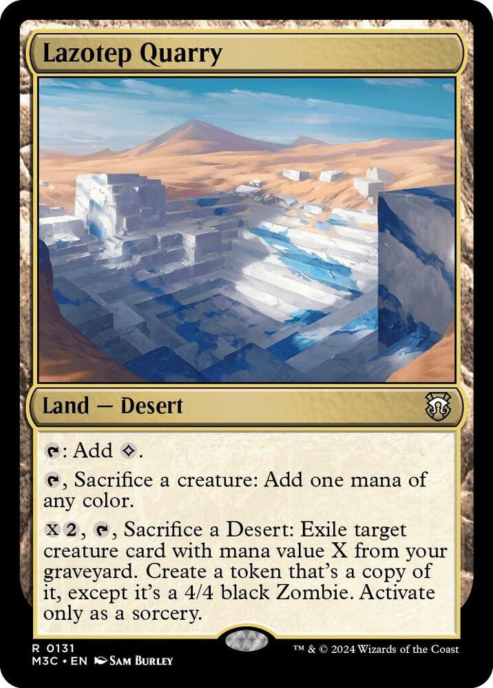 Lazotep Quarry 131 card from Commander: Modern Horizons 3
