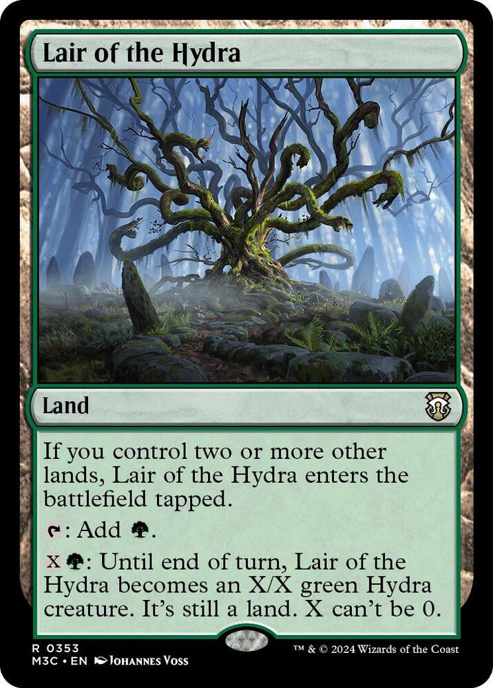 Lair of the Hydra 353 card from Commander: Modern Horizons 3