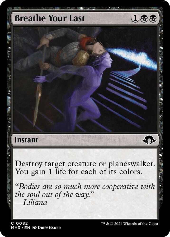 Breathe Your Last 82 card from Modern Horizons 3